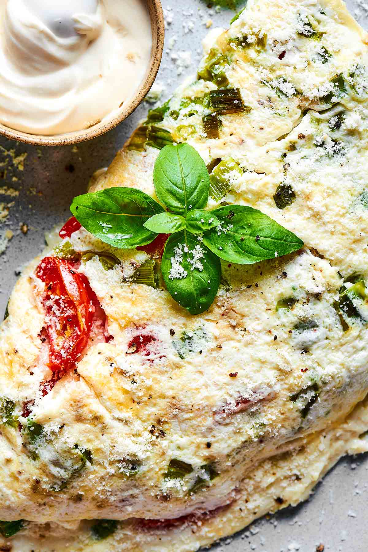 egg white omelet.