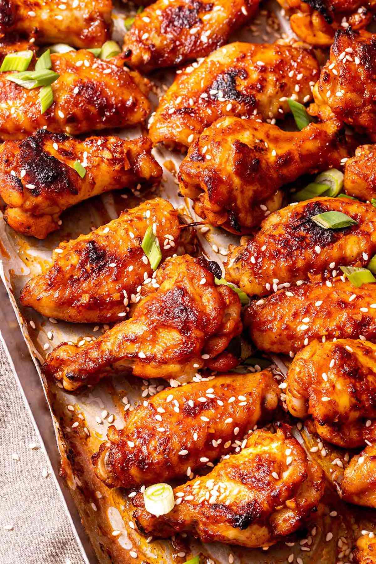 korean bbq wings.