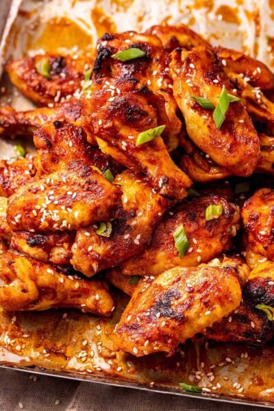 Baked Korean Chicken Wings - TBMW