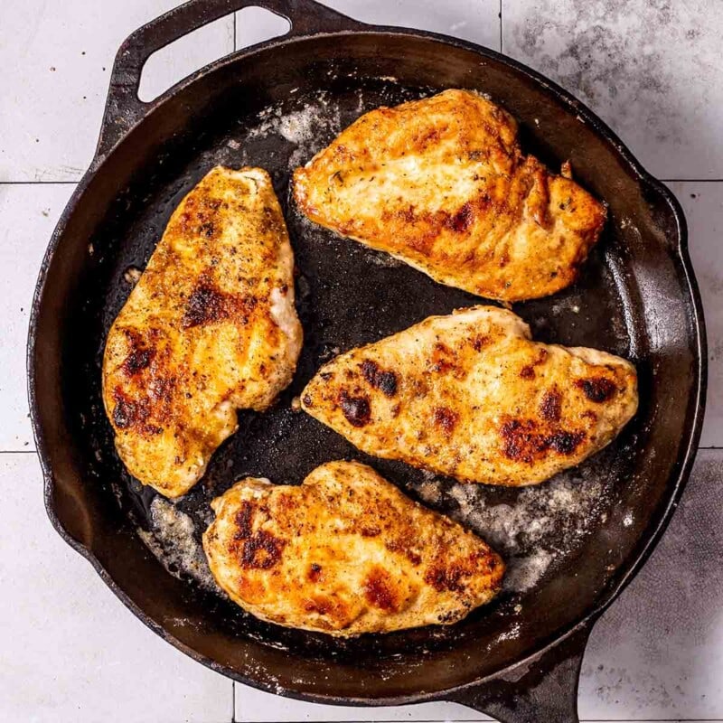 Pan Fried Chicken Breast - thebigmansworld.com