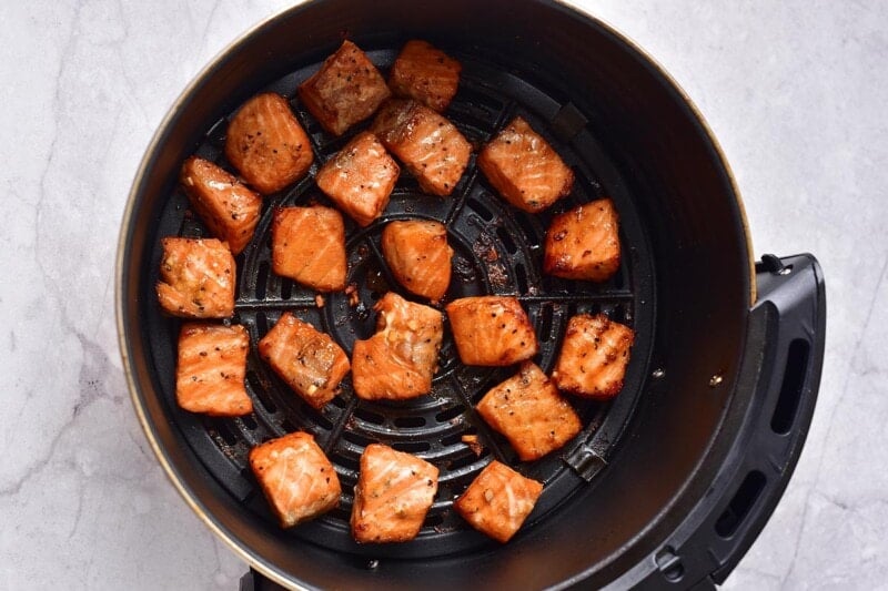 salmon bites in air fryer.