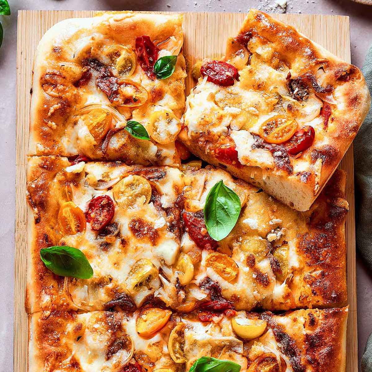 Sheet Pan Sicilian Pizza Recipe