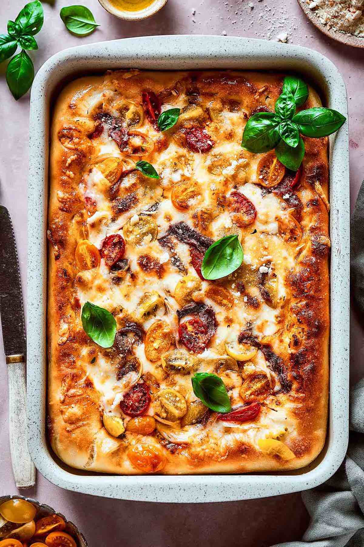 Pizza siciliana (pizza with sardines), Sicily, Italy, Stock Photo