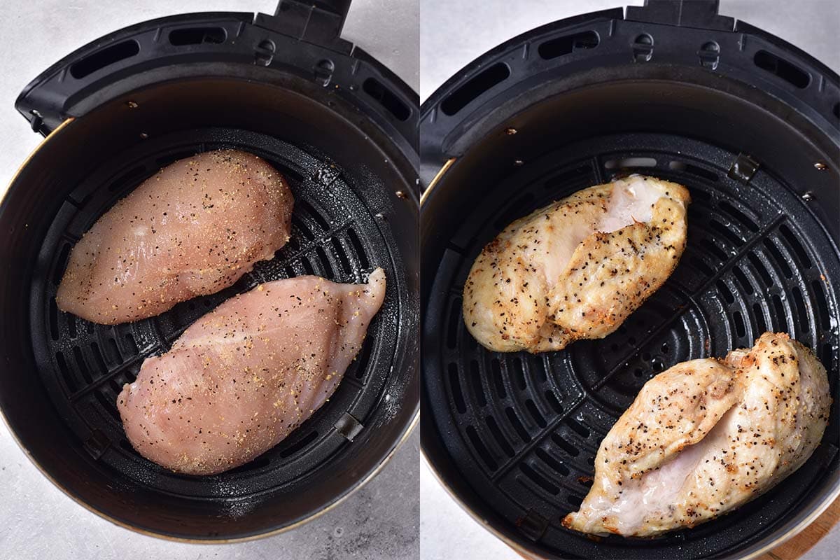 how to make air fryer bbq chicken.