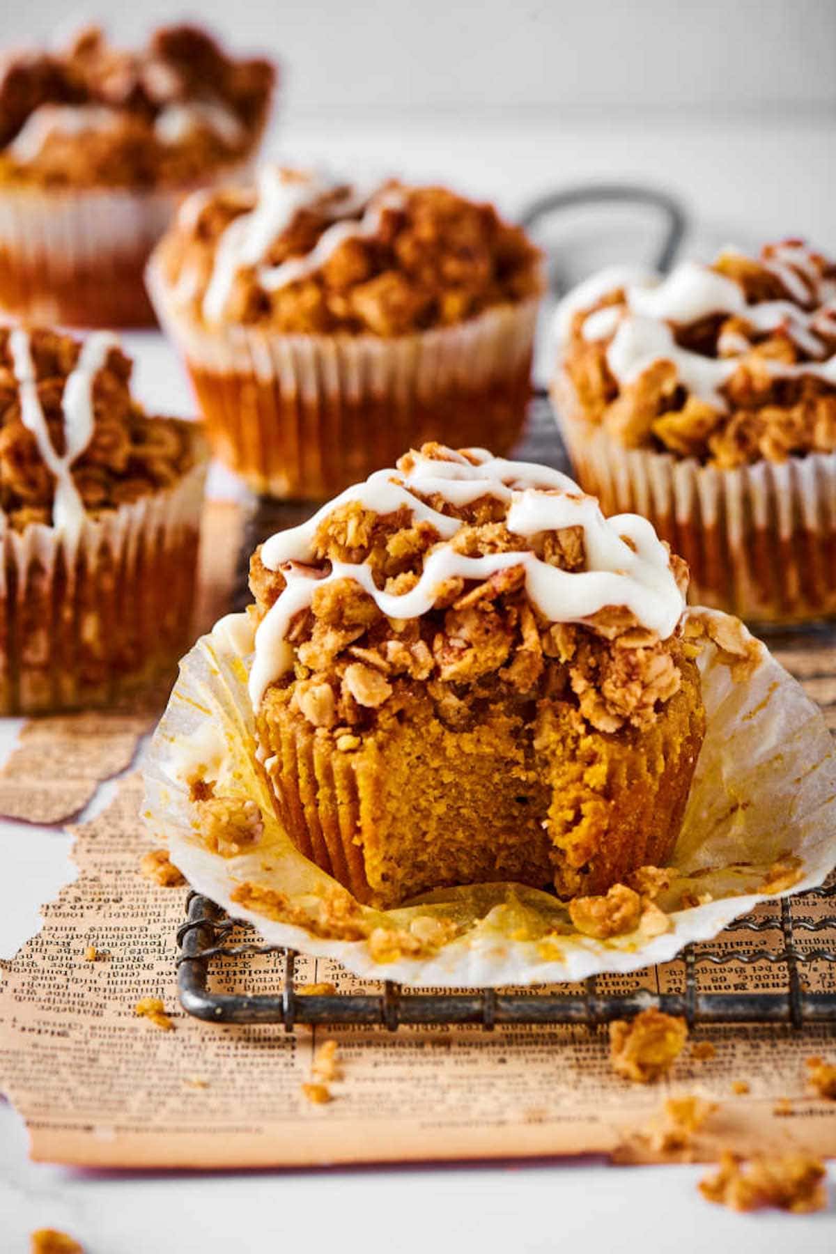 healthier pumpkin muffins.