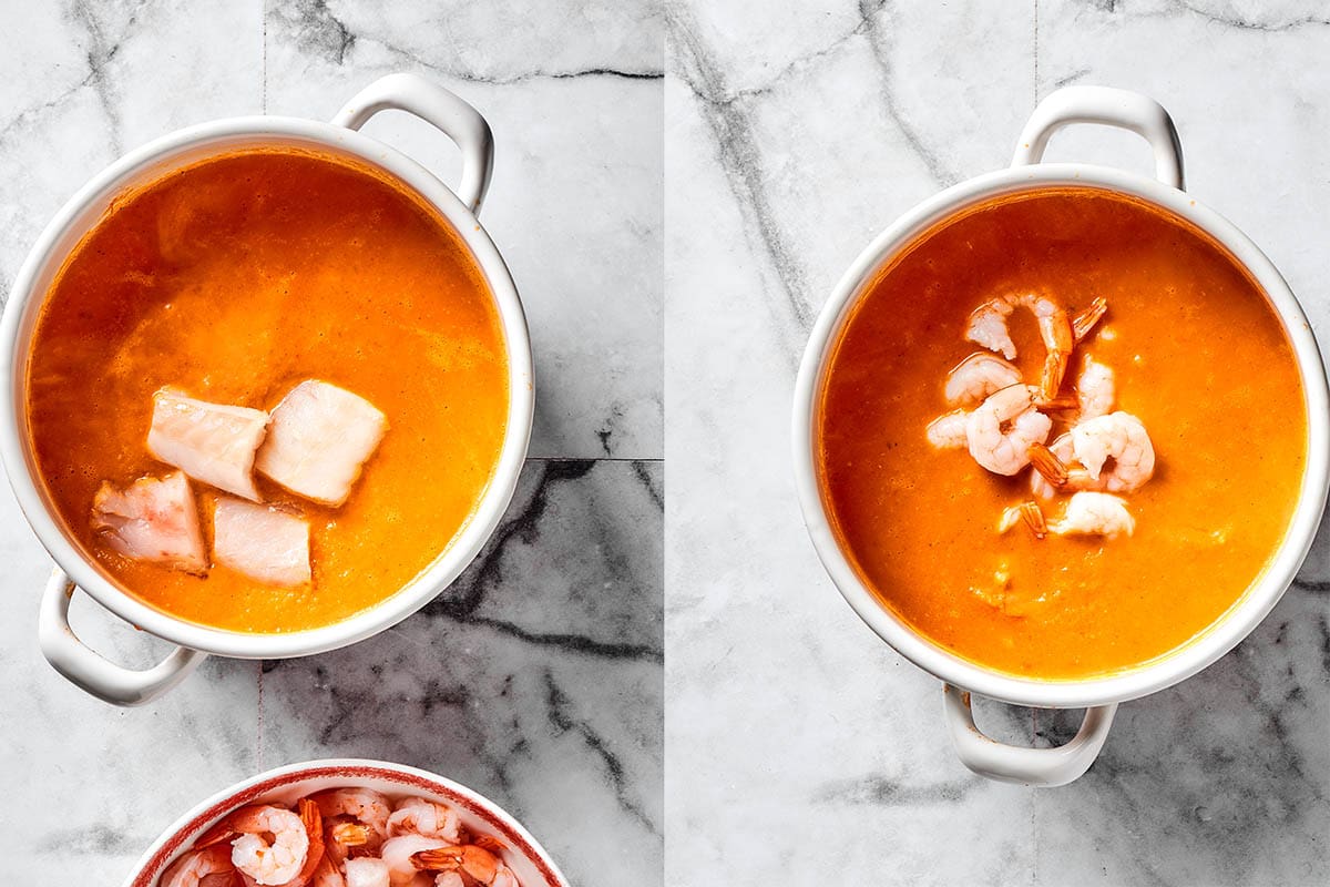 how to make seafood soup.