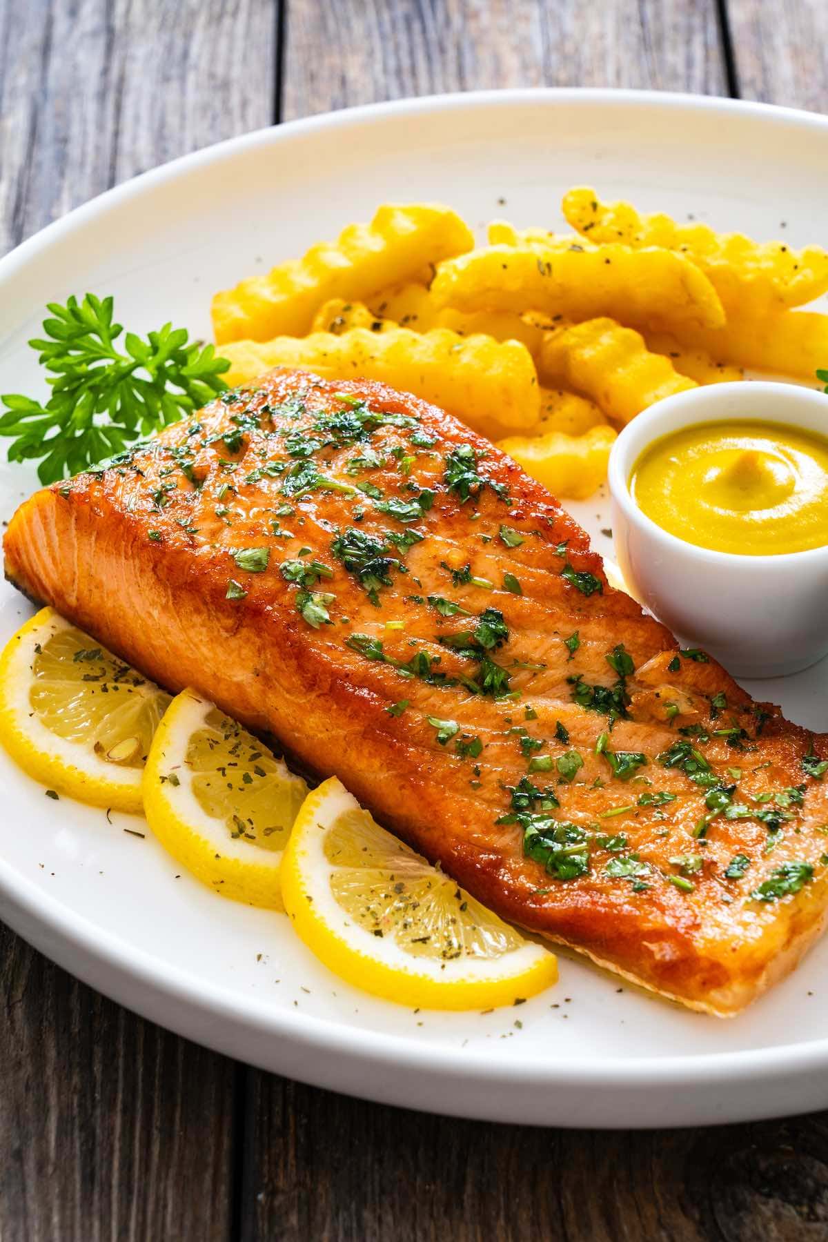 air fryer salmon.