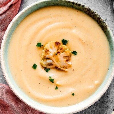 Roasted Cauliflower Soup - The Big Man's World