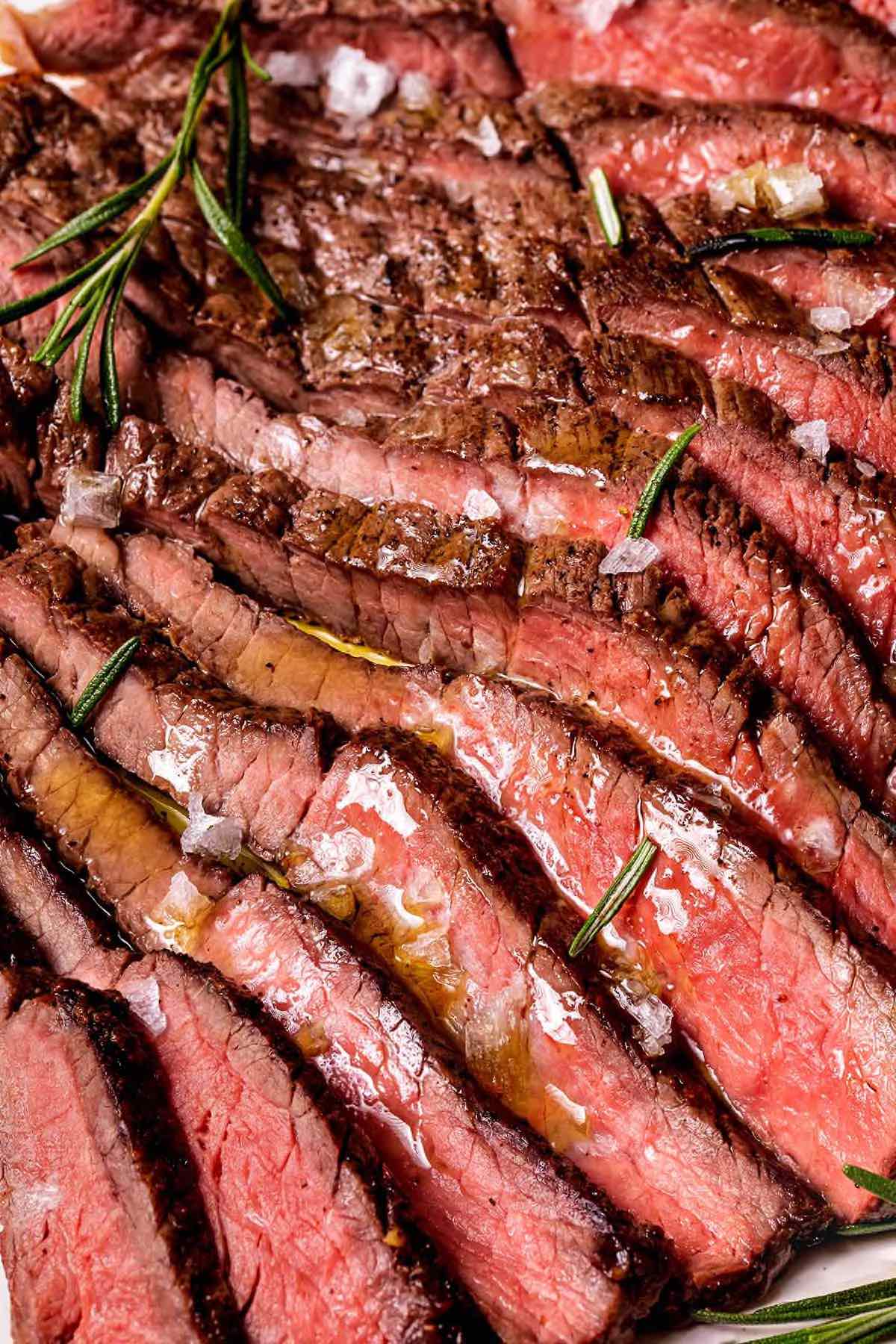 Pan-Seared Garlic-Rosemary Round Steak Recipe