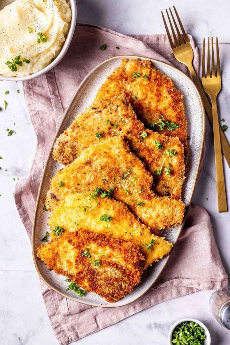 Crispy PanFried Turkey Cutlets The Big Man's World