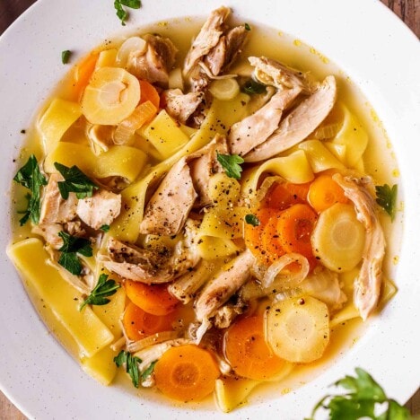 Easy Turkey Noodle Soup 30 Minutes! - The Big Man's World