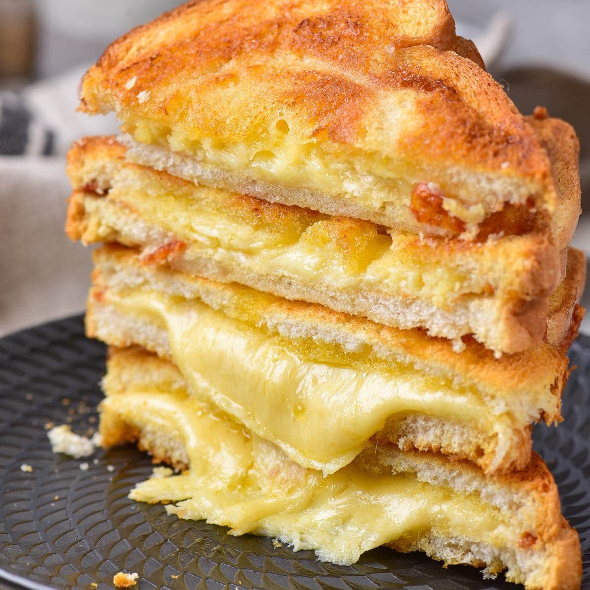 Perfect Air Fryer Grilled Cheese
