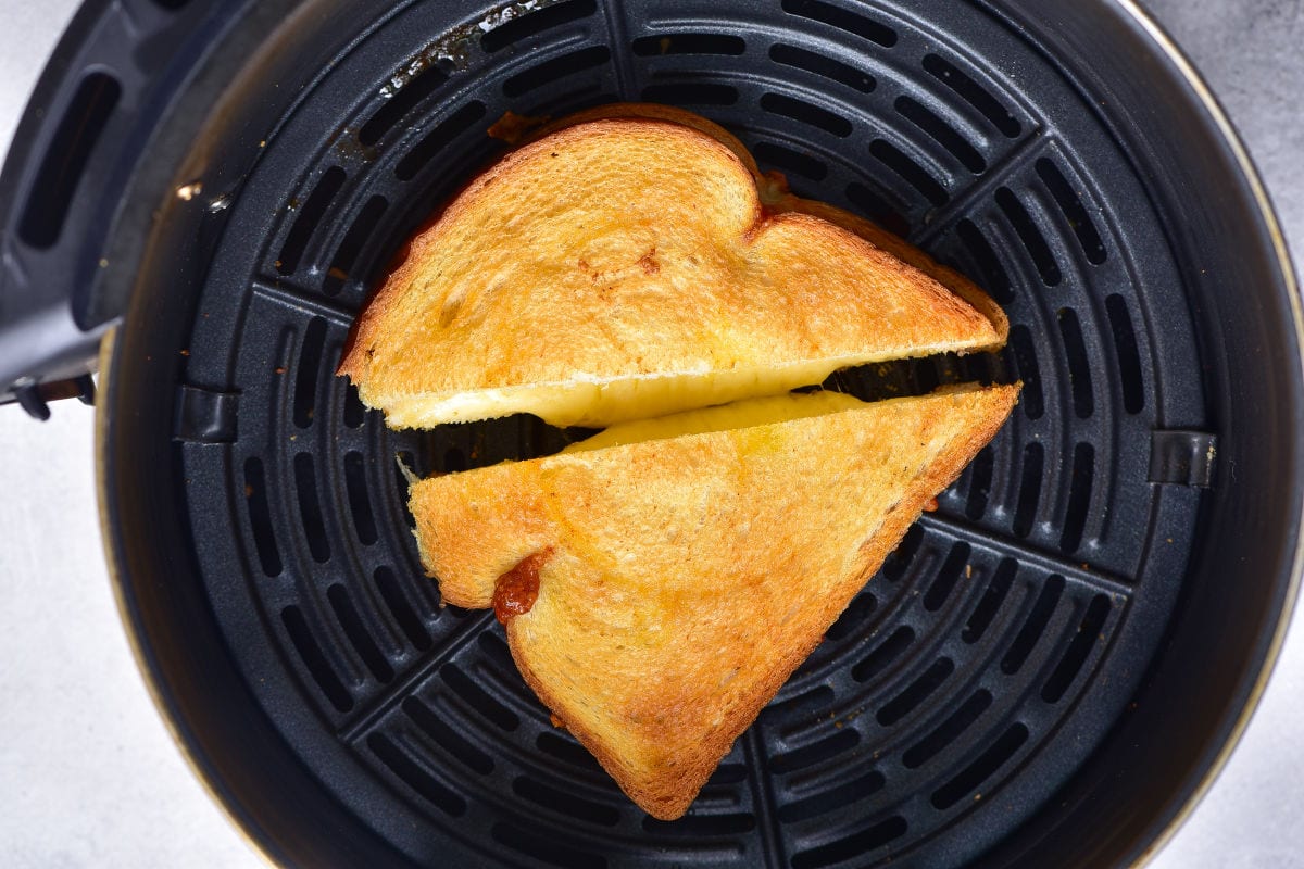 Air Fryer Grilled Cheese - Food Lovin Family