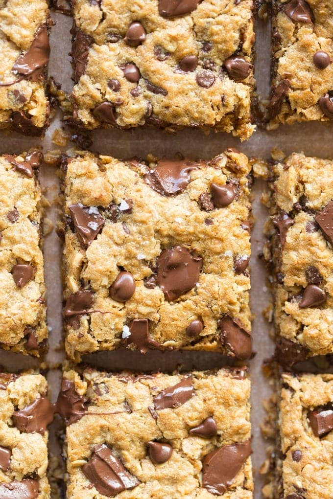 banana oatmeal bars.