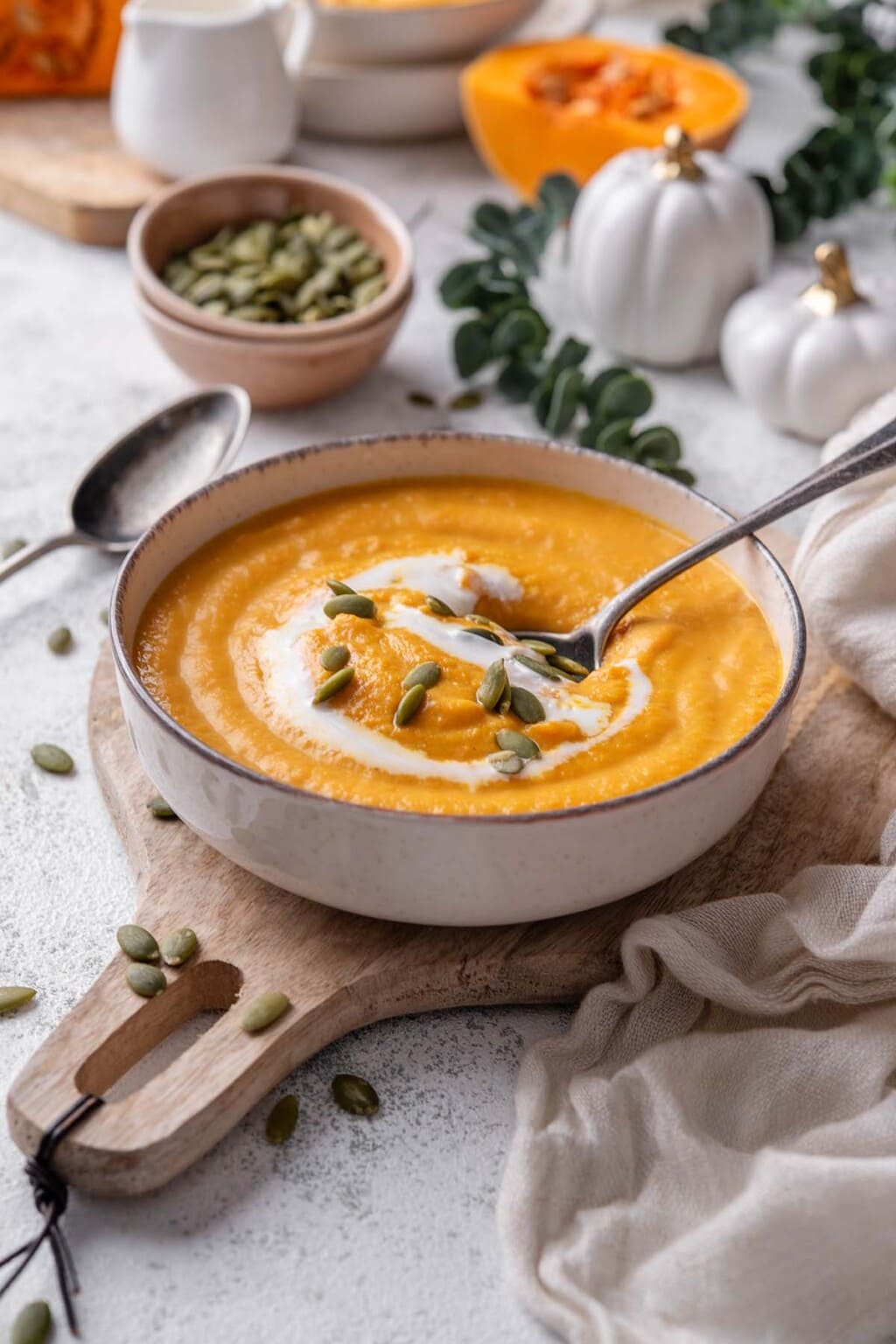 Buttercup Squash Soup - The Big Man's World