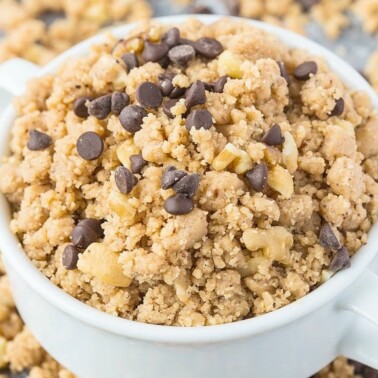 crumbly cookie dough recipe.