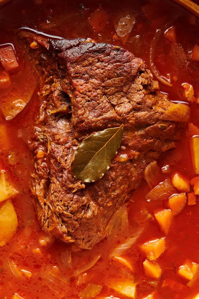 Dutch Oven Pot Roast {Slow Cooker Option} The Big Man's World