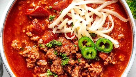 no bean chili recipe.