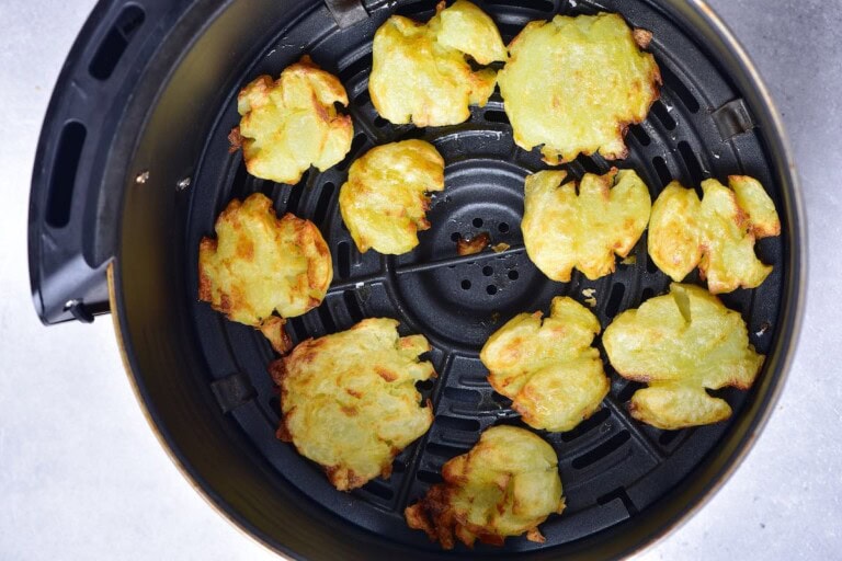 Air Fryer Smashed Potatoes {Truly Crispy} - The Big Man's World