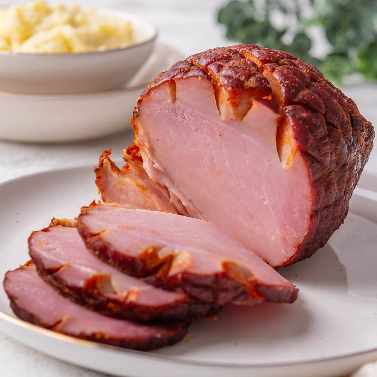 Easiest Smoked Ham