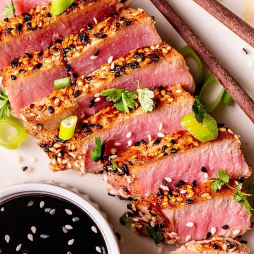 Seared ahi 2024 tuna steaks