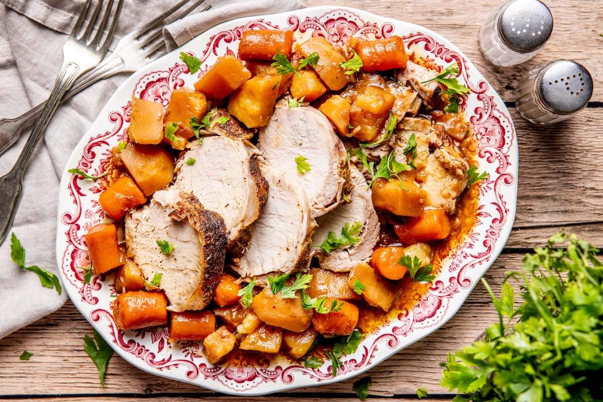 Reheat pork roast in instant pot sale