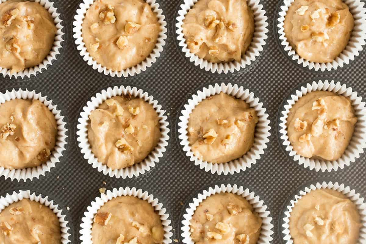 how to make vegan banana muffins.
