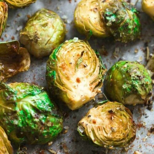 Crispy Keto Brussels Sprouts Recipe