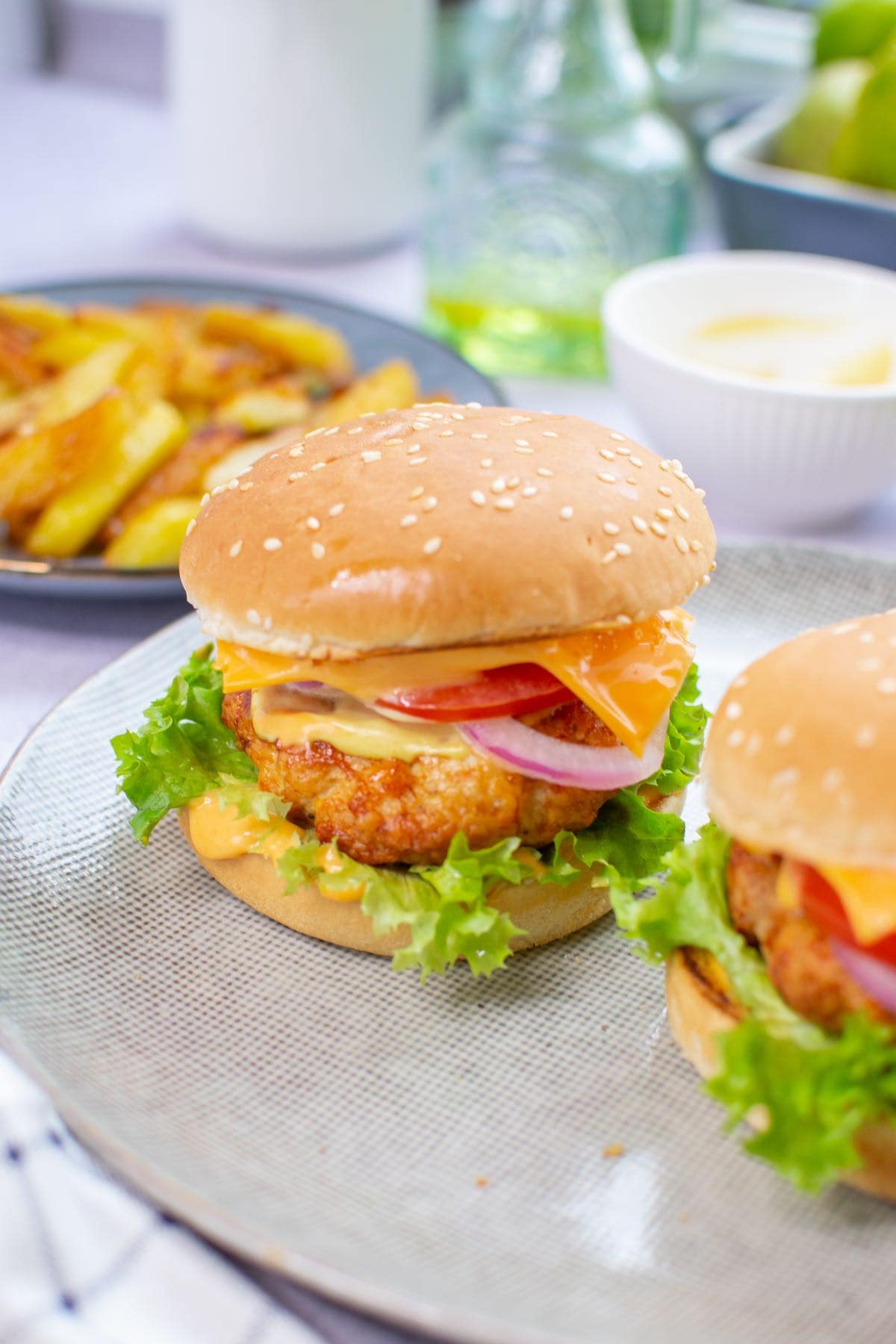 air fryer chicken patties.