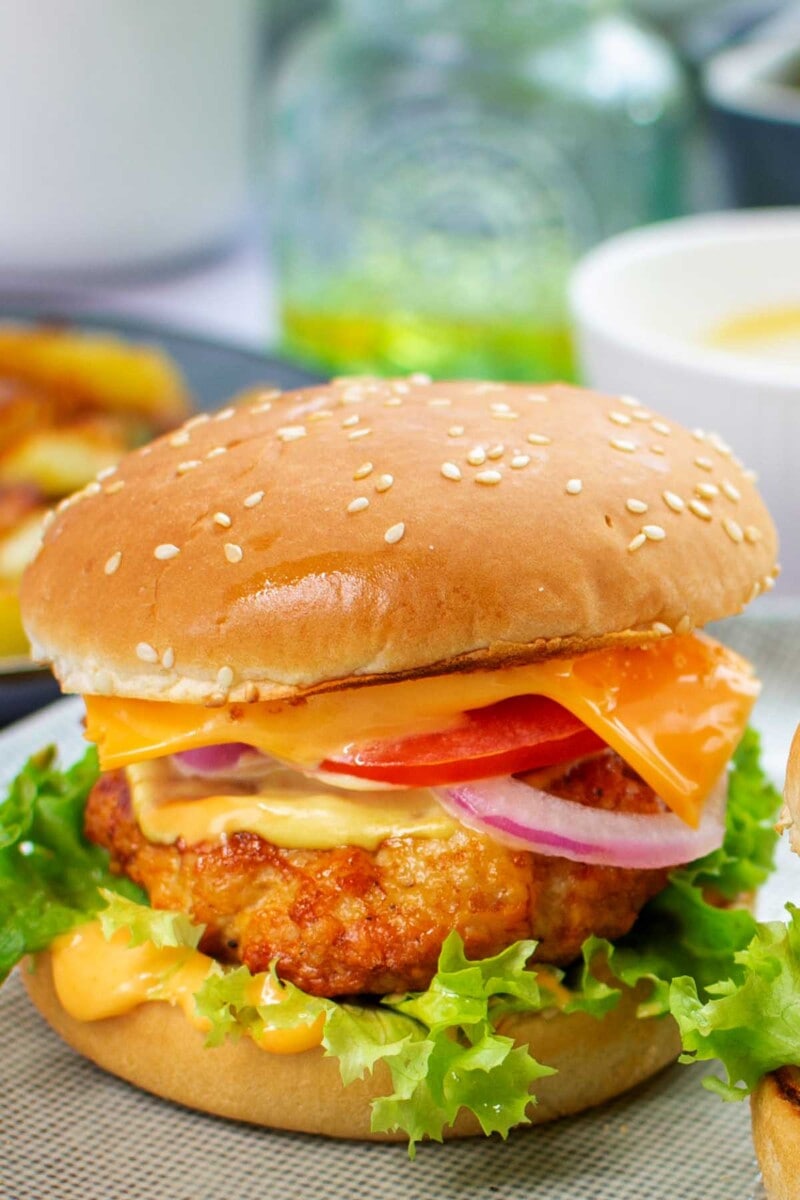Air Fryer Chicken Patties {SO juicy & Tender} The Big Man's World