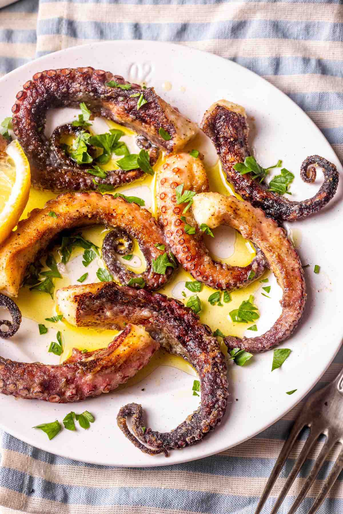octopus fried.