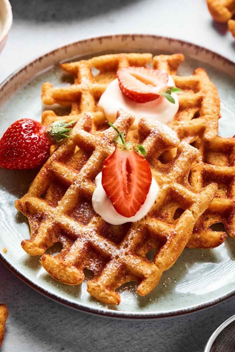 Crispy Keto Waffles - The Big Man's World