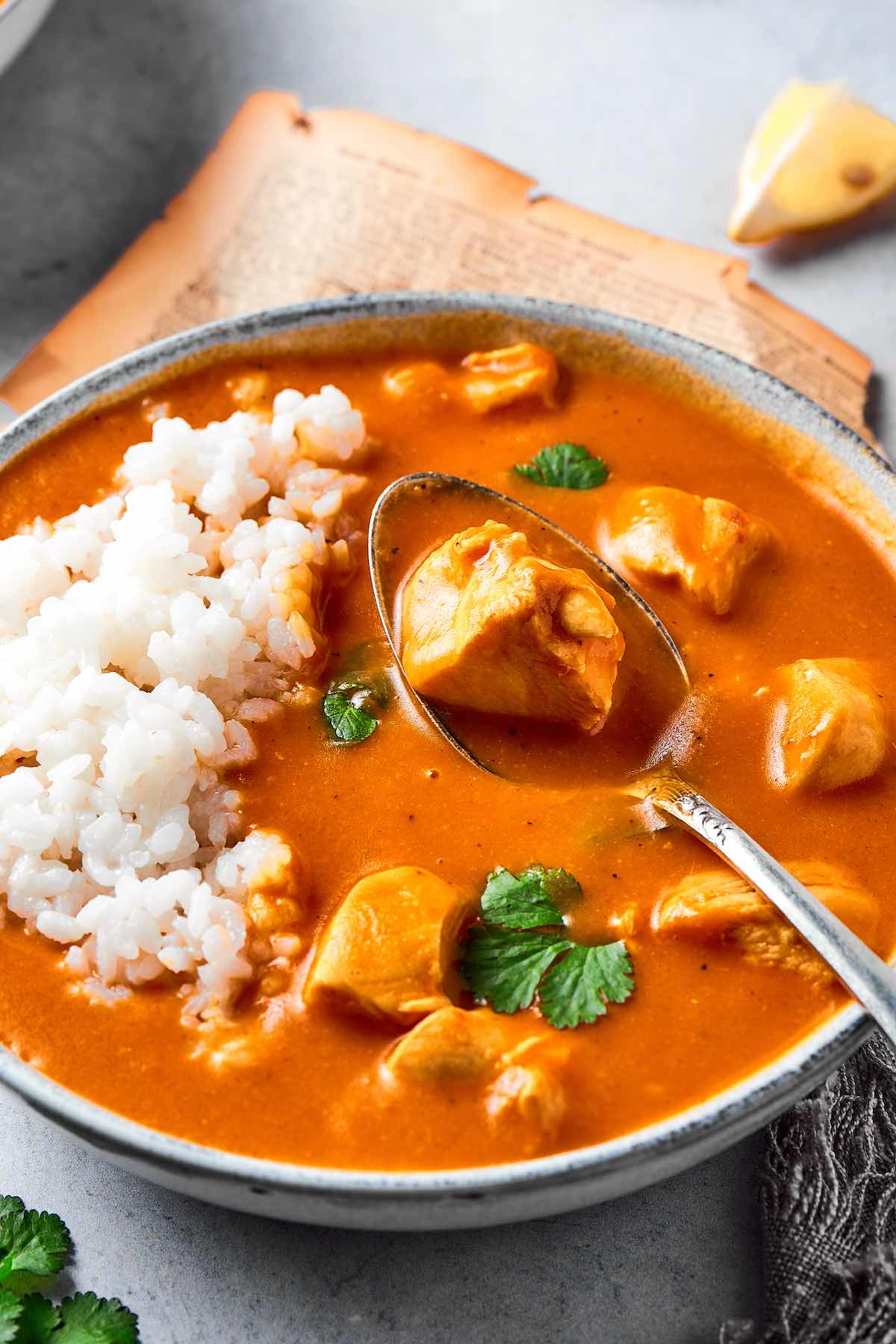 coconut chicken curry.