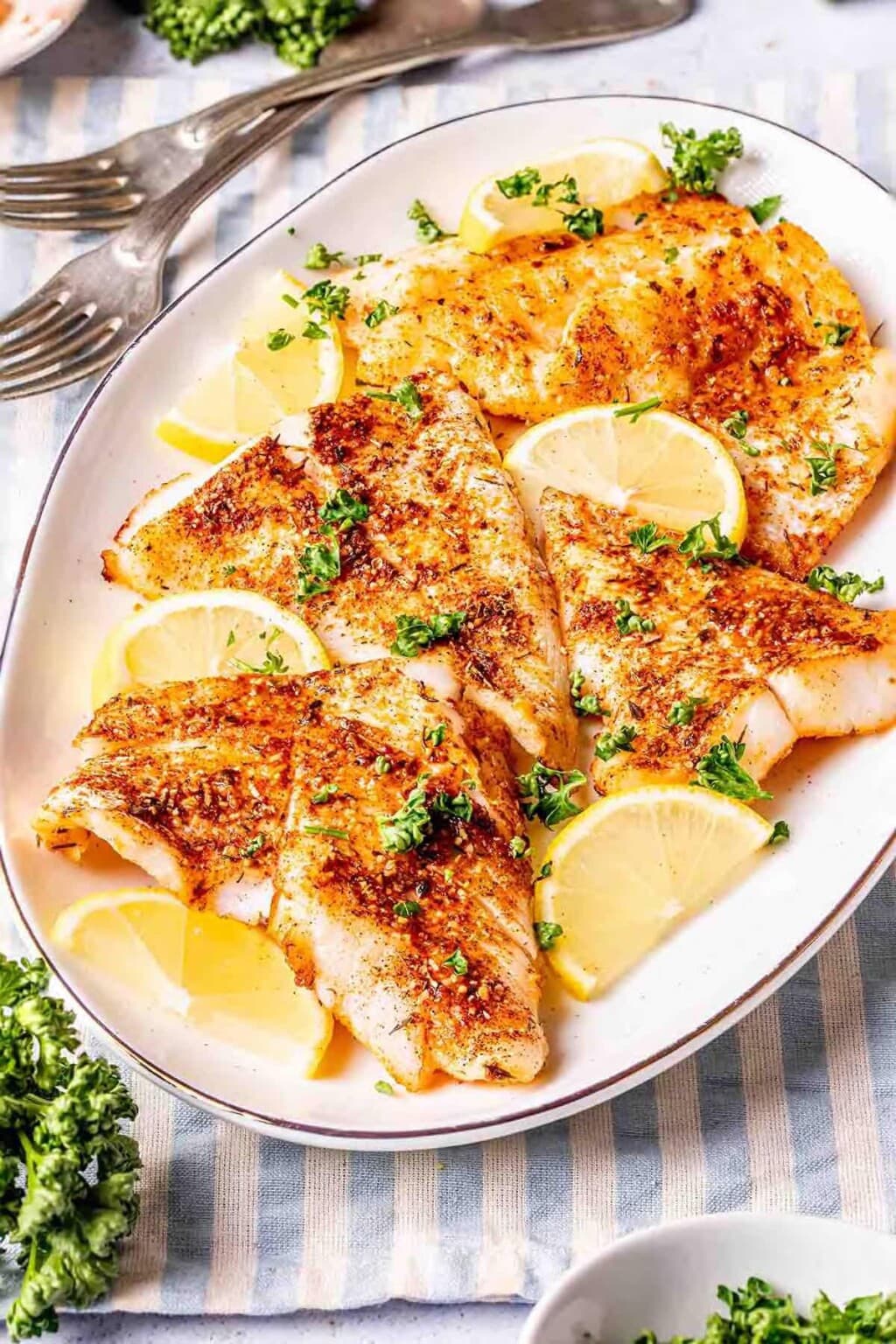 8-Minute Air Fryer Cod Crispy + Flaky - The Big Man's World