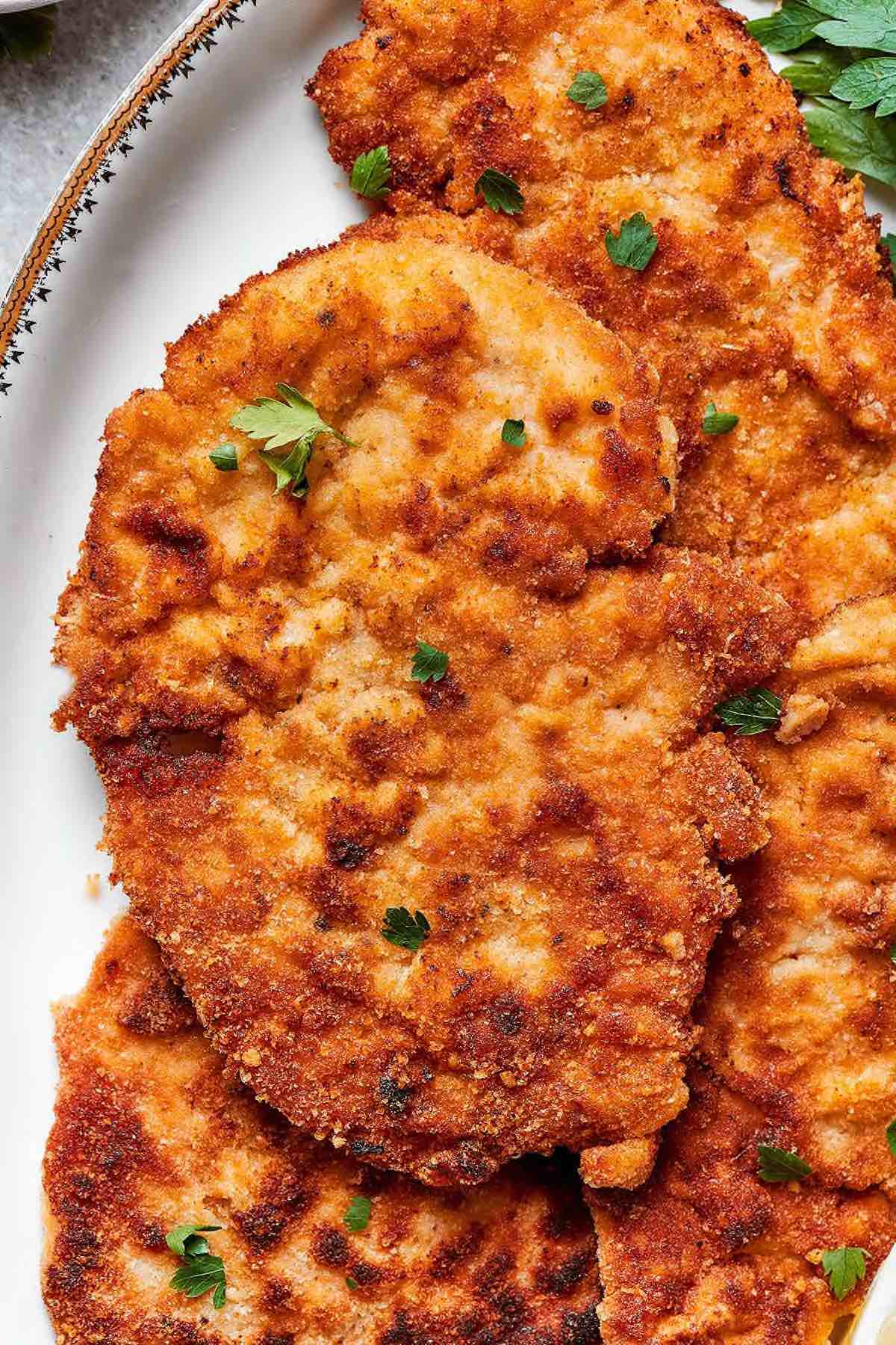 parm crusted chicken.