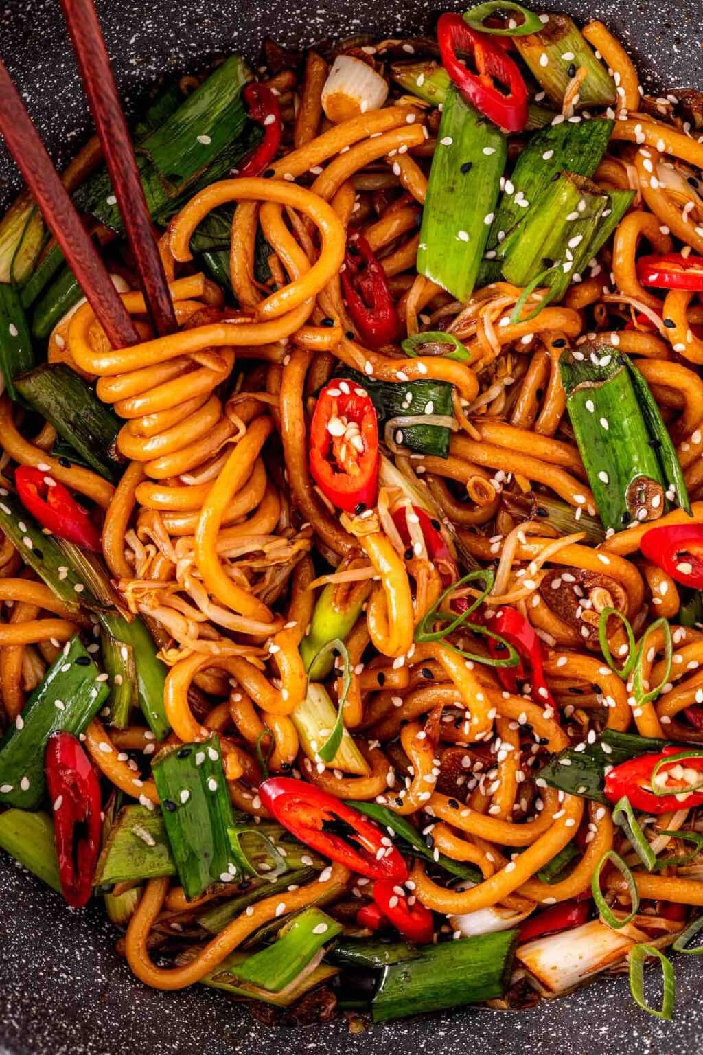 10-Minute Spicy Noodles - The Big Man's World