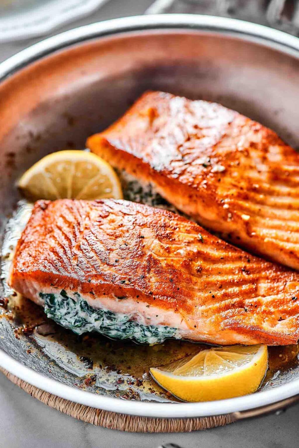 Stuffed Salmon Recipe - The Big Man's World