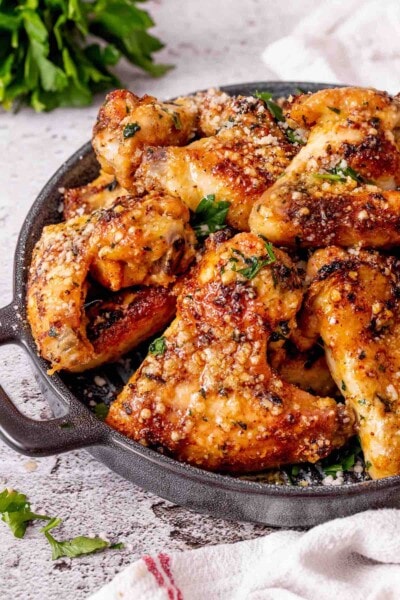 Garlic Parmesan Wings Truly Crispy - The Big Man's World
