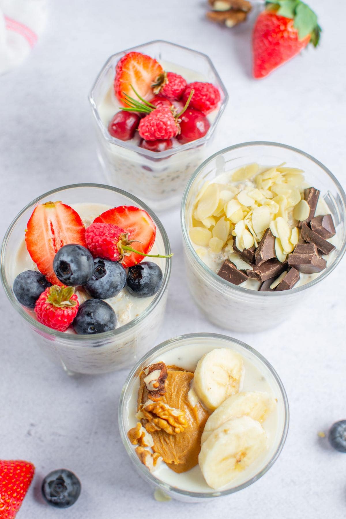 overnight oats with protein.
