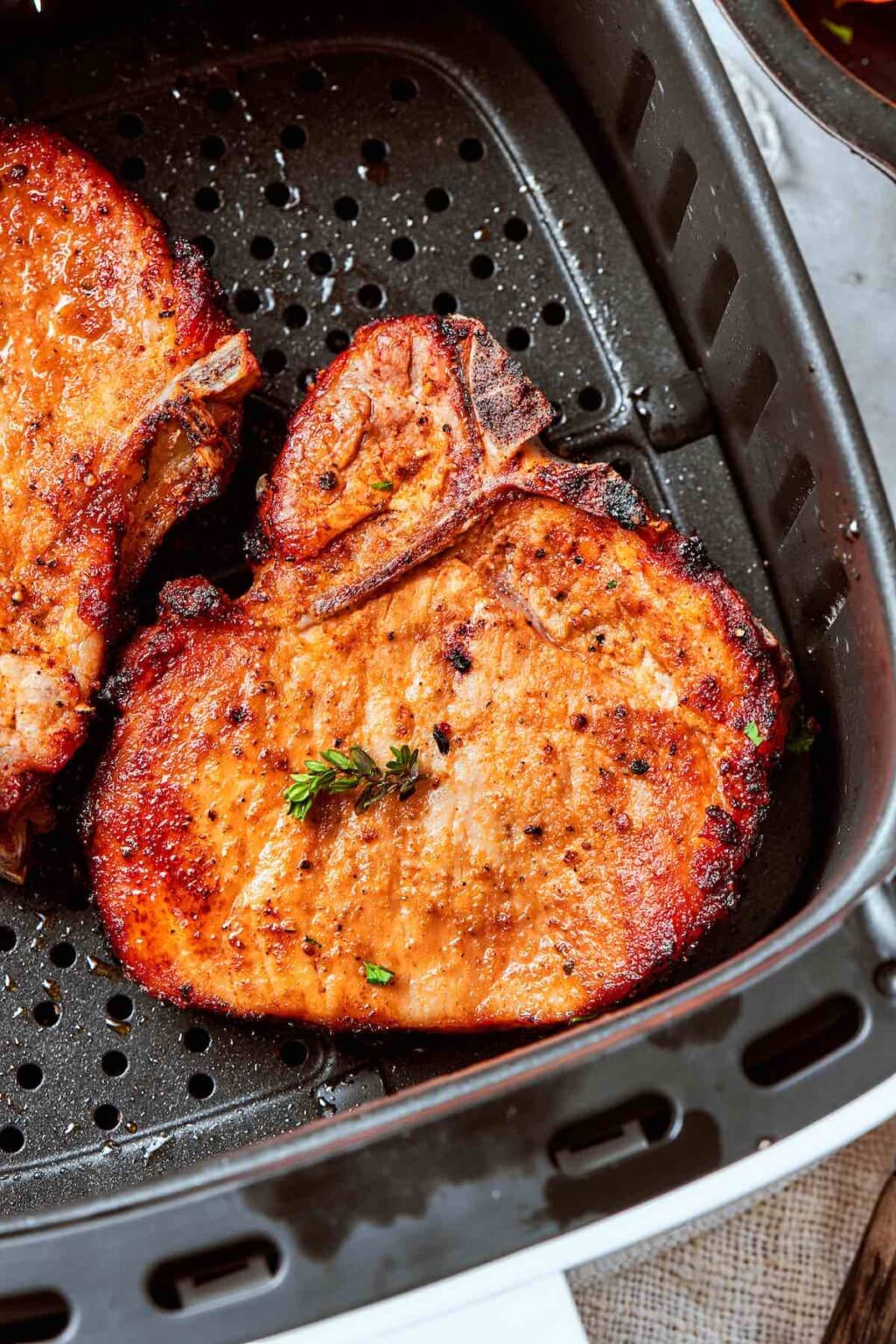 9-Minute Air Fryer Pork Chops - The Big Man's World