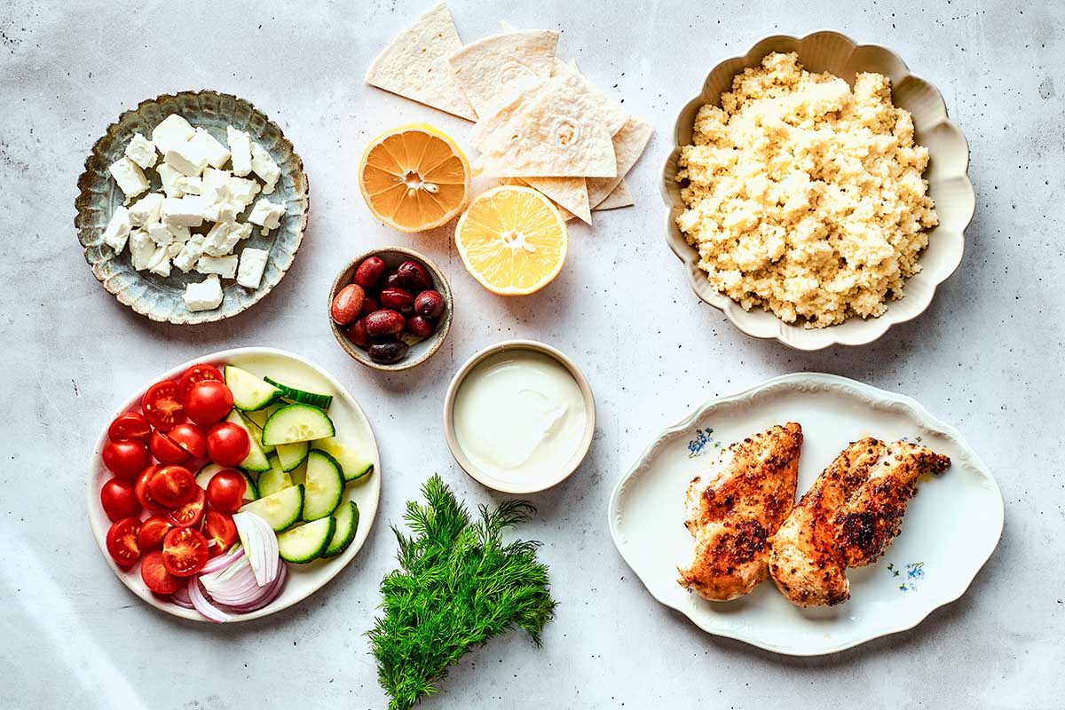 20-Minute Greek Chicken Bowls - The Big Man's World