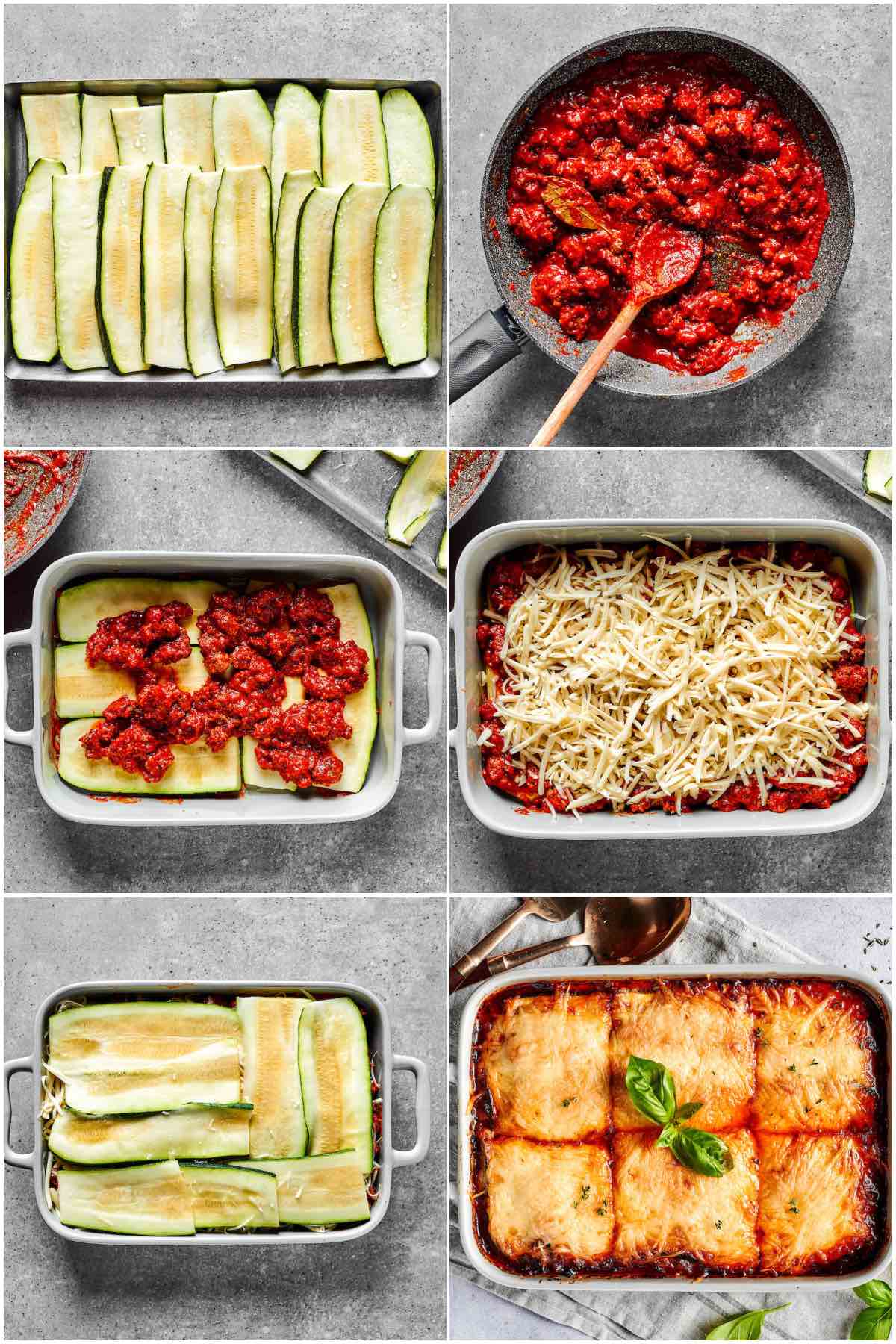 how to make zucchini lasagna.