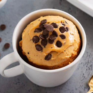 peanut butter mug cake recipe.