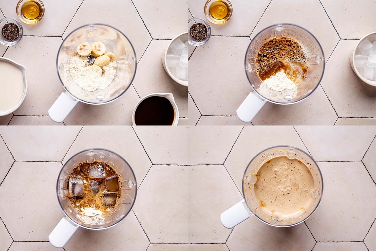 how to make a coffee protein shake.