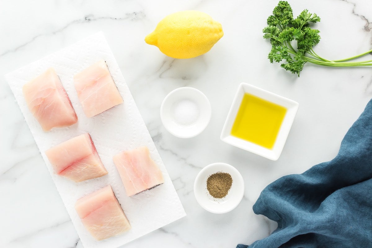 ingredients for grilled mahi mahi.