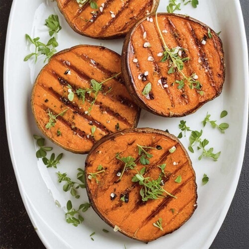 Grilled Sweet Potatoes {Under 20 Minutes} - The Big Man's World