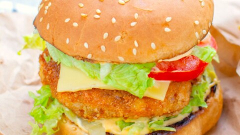 shrimp burger recipe.