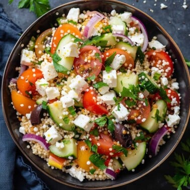greek couscous salad recipe.