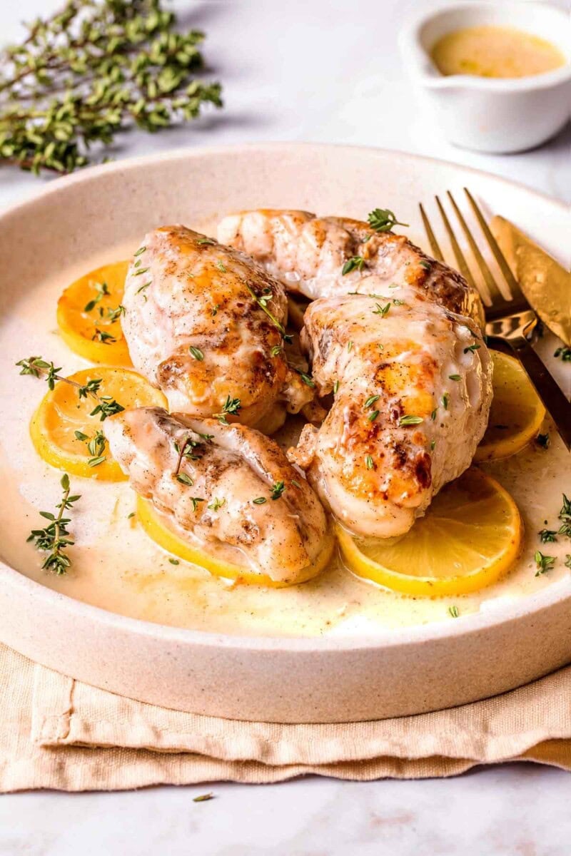 Pan-Seared Monkfish Garlic Butter - The Big Man's World