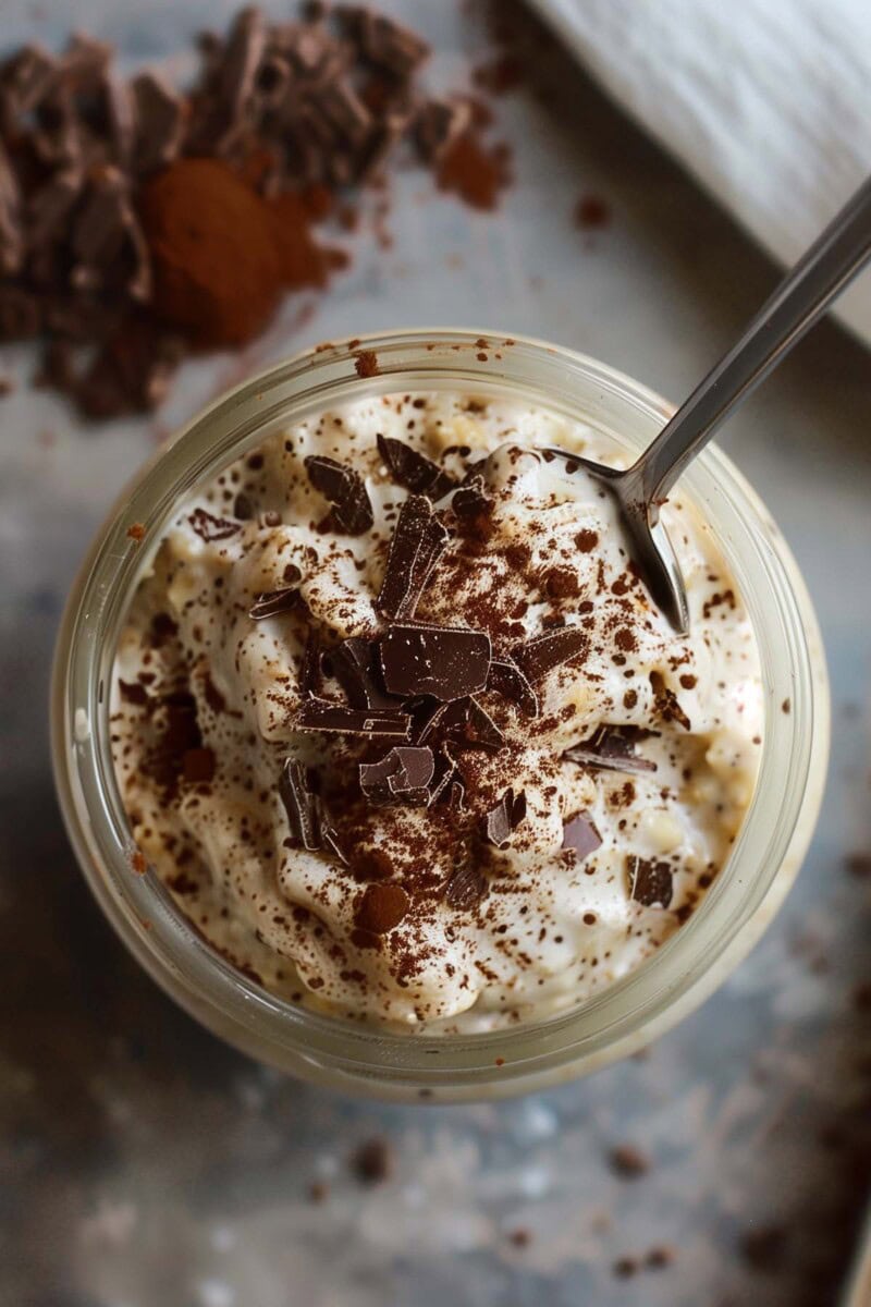 Tiramisu Overnight Oats {Healthy & Easy} - The Big Man's World